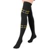 20-30 mmHg Compression Stockings for Women & Men, Graduated Compression Thigh High Compression Socks for Varicose Veins, Medical Support Hose for Pregnant, Teacher, Doctor ( 1 Pair, Black, 3X-L) view 1