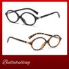 2Pack Retro Oval Reading Glasses for Men Women 90s Style Blue Light Blocking Nerd Eyeglasses (black/pink, 2.75, x) view 4