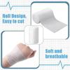 24 Rolls Cast Padding Wrap 4 Inch x 8.9 ft Individual Pack Undercast Padding Cotton Roll Cotton Wrap Bandage with Plaster Soft, White view 3