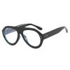 helena Oversized Blue Light Blocking Bifocal reading glasses Women Men Big Frame Pilot Eyewear Clear Lens Computer UV400 (C1, 1.25, x) view 2
