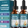 2Pack Liposomal Lymphatic Drainage Drops - 11 In 1 Organic Lymphatic Drainage Supplement with Burdock Root, Echinacea, Elderberry, Calendula, Cleavers Herb, Dandelion Supports Lymphatic Health 4 FL.OZ view 1