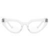 helena Blue Light Blocking Bifocal reading Glasses Retro Vintage Cateye Eyeglasses for Women Computer Anti-glare goggles UV400 (C2, 3.5, x) view 1