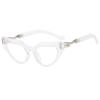 helena Blue Light Blocking Bifocal reading Glasses Retro Vintage Cateye Eyeglasses for Women Computer Anti-glare goggles UV400 (C2, 3.5, x) view 2