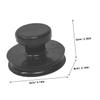 LIFKOME 3pcs Sound Bath Bowl Handles Suction Cups Meditation Bowl Parts Strong Stable Rubber Cups for view 2