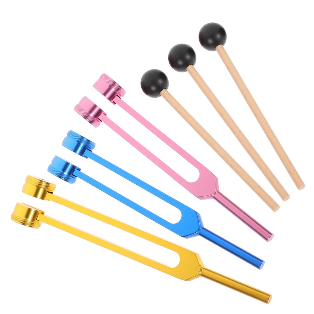 Chakra Tuning Forks Set Ear Cleaning Forks Sensory Tuning for Ear Nerve Testing Student Chakra Hammer