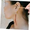 minkissy 5pcs Hanging Ear Picks Bamboo Earwax Removal Tool Non-Slip Portable for Easy Ear Cleaning view 3