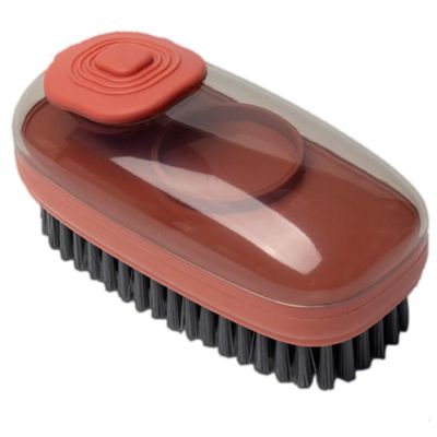 COLLBATH 1pc Hydraulic Brush for Kitchen Laundry Hard Bristled Pot Brush Non-Slip to Store Design
