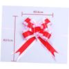 GOOHOCHY 18pcs Assorted Hand Drawn Flower Pull Bows for Wedding Decorations Easy Knot Floral Wrapping Bows view 2
