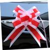 GOOHOCHY 18pcs Assorted Hand Drawn Flower Pull Bows for Wedding Decorations Easy Knot Floral Wrapping Bows view 3