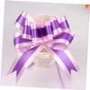 GOOHOCHY 18pcs Assorted Hand Drawn Flower Pull Bows for Wedding Decorations Easy Knot Floral Wrapping Bows view 4