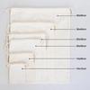 (100 Pack) Custom Cotton Drawstring Bags 12x16 Personalized Muslin Favor Bags for Weddings, Gifts, Events & Promotional Use view 3