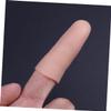 Didiseaon 12pcs Finger Cots Cutting Finger Guard Gel Protectors Sports Separator Sleeves Reusable for view 3