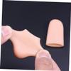 12pcs Gel Finger Protective Sleeves -Grade Silicone Finger Separators for Pain Relief Durable and Washable Skin Color for Men and Women view 3