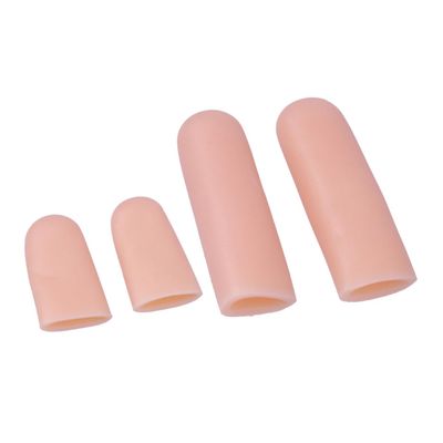 12pcs Gel Finger Protectors Cut Resistant Non-Slip Washable Sports Finger Separator Sleeves Grade Silicone for Activities