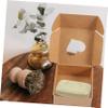 SOESFOUFU 20pcs Kraft Paper Packing Case Kraft Boxes Vintage Box Wrapping Material view 2