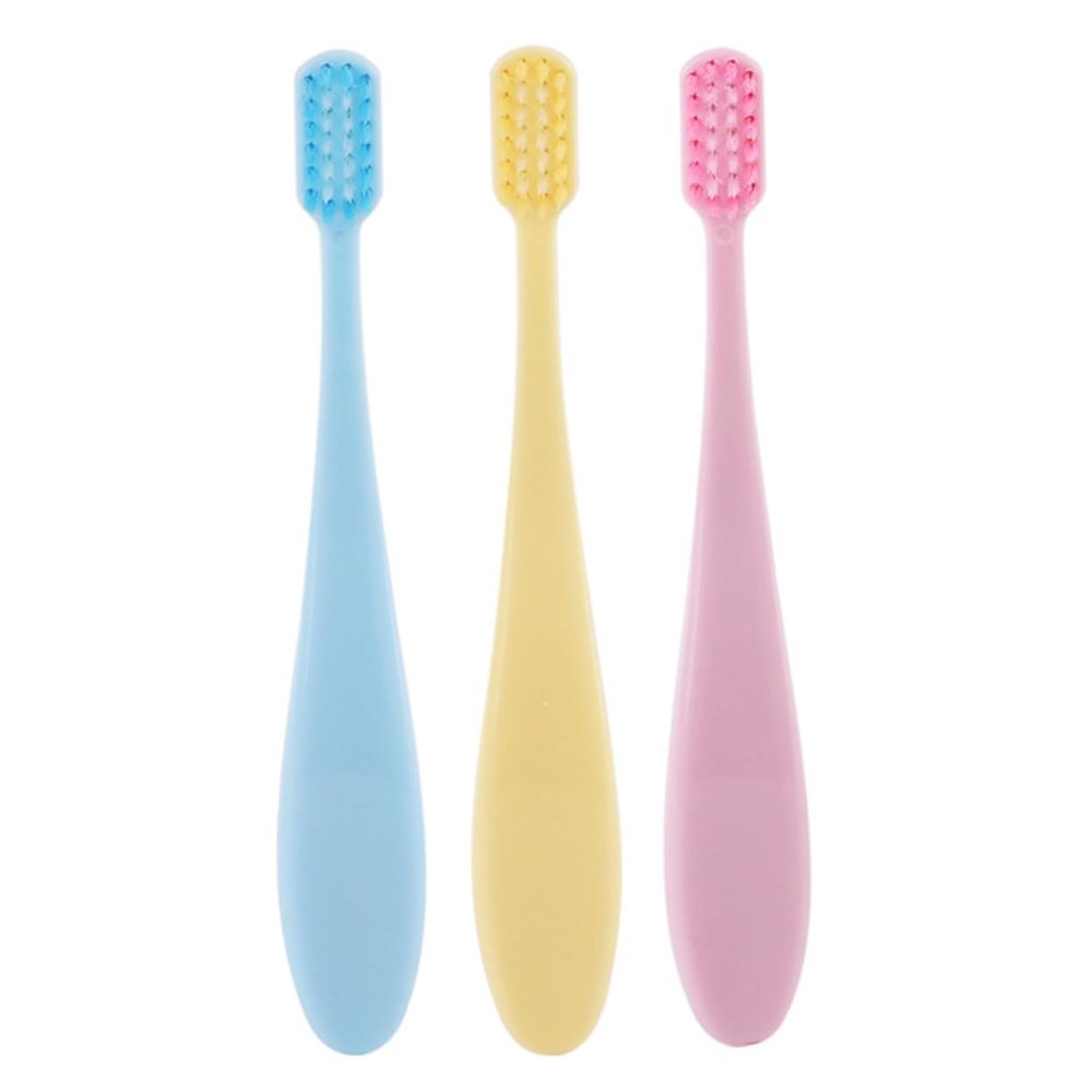 Healvian 6pcs Boys and Girls Soft Bristle Toothbrush Set Portable Handle Training Brushes for Boy Oral Care Ergonomic Design for Comfortable Grip