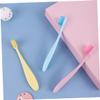 Healvian 6pcs Boys and Girls Soft Bristle Toothbrush Set Portable Handle Training Brushes for Boy Oral Care Ergonomic Design for Comfortable Grip view 4