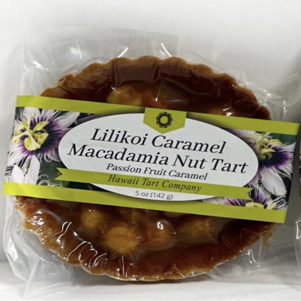 Hawaii Tart Company Lilikoi Macadamia Nut Tart