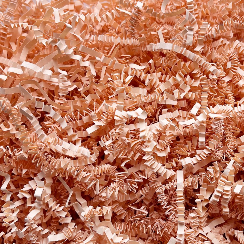 2 LB Champagne Crinkle Cut Paper Shredded Filler for Gift Baskets Easter Grass Party Favors stuffers