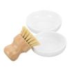 UTHCLO 1set Wooden Kitchen Scrub Brush Dish Cleaning Brushes with Sturdy Bristles for Pots Dishes and More Portable and Lightweight for Easy Use view 1