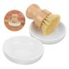 UTHCLO 1set Wooden Kitchen Scrub Brush Dish Cleaning Brushes with Sturdy Bristles for Pots Dishes and More Portable and Lightweight for Easy Use view 4