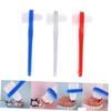 VICASKY 3pcs Adult Cleaning Brushes Ergonomic Design Double-Sided Toothbrushes for Oral Care and Colors view 3