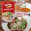 4 packs Delicious Lerros Instant Thai Boat Noodle Nam-Tok Soup Premium Meal Kit | Authentic Thai Rice Vermicelli Quick & Easy, Halal Certified view 4