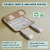 BELMAK Castor Oil Pack Wrap for Stomach, 100% Organic Cotton Inner Layer, Leak-Proof Design, Castor Oil Compress Wrap Reusable Castor Oil Pack Wrap for Women view 2