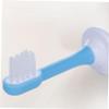 ORFOFE Baby Toothbrush Set Silicone Infant Toothbrush Tongue Scraper for Oral Care Soft Bristles for Boys and Girls Training Suitable for Newborns and Toddlers view 2