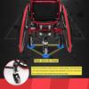 HEQIM Elderly Manual Wheelchair, Lightweight Foldable Shock Absorption Self-Propelled Mobility Aid, for Adults, Children Cerebral Palsy view 4