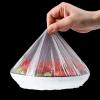 500 pcs Disposable Bowl Covers - Food Cover Stretch Edging, Stretchable Plastic Wrap, Elastic Storage Wraps for Storage Containers, Disposable Fresh Keeping Bag Plastic Cover for Bowl for Family view 3