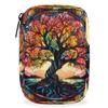 Pill Organizer Box Tree of Life 7-Day Weekly Medicine Pill Case Travel Pill Container Portable Pill Holder Storage Purse Bag Small Compact Size for Vitamin Supplement Birth Control view 1