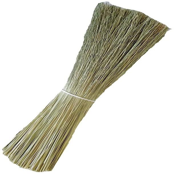 1pound 20" Natural Broomcorn, Broom Grass hurl Hand Dyed and Dried. (Natural)
