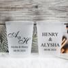 100 Personalized Frosted Plastic Reusable Party Cups, Custom Disposable Cups,Customized Party Modern Wedding Party Bridal Shower Cups (white,16oz) view 3