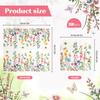 200Pcs Floral Paper Napkin Disposable Bathroom Napkins Guest Spring Flower Paper Napkins Decorative Wild Flower Hand Towels for Bathroom Wedding Birthday Party Baby Shower view 2