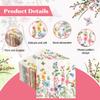 200Pcs Floral Paper Napkin Disposable Bathroom Napkins Guest Spring Flower Paper Napkins Decorative Wild Flower Hand Towels for Bathroom Wedding Birthday Party Baby Shower view 3