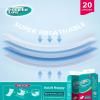 Premium Adult Incontinence Booster Pads for Men and Women - 20.5in x 8.2in Disposable Pads for Enhanced Absorbency - Fits with Adult Diapers - 20 Count view 2