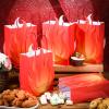 Kolldenn 24 Pack Flame Fire Truck Party Favor Bags - Fire Shaped Reusable Gift Bags for Bonfire Birthdays, Camping & Outdoor Events, Summer Picnic Themed Party Supplies Decorations view 2