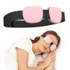Fismool Sleep Eye Mask for Men Women, 3D Zero Intraocular Pressure Design,Light Blocking Sleeping,Suitable for Sleeping Mask, Exquisite Travel Storage BoxPink view 1