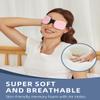 Fismool Sleep Eye Mask for Men Women, 3D Zero Intraocular Pressure Design,Light Blocking Sleeping,Suitable for Sleeping Mask, Exquisite Travel Storage BoxPink view 2