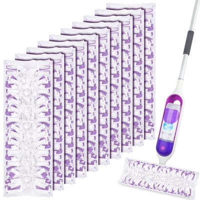 10 Count Disposable Mop Pads Refills for Swiffer PowerMop, Mop Replacement Pads for Power Mop Refills, Unscented Spray Cleaning for All Finished Floors