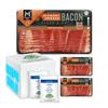Salutem Vita - Hickory Smoked Bacon Slices, Naturally Cured, 3 lbs. (actual weight may vary within 5%) - Pack of 3 view 1