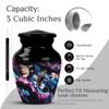 Black Eagle Flying in Space Cremation Urns for Human Ashes Adult Man - Small Urn for Ashes for Women - 3 Inch 2 Pcs view 2