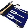 Mrisata Angel Tuning Forks Set 4096 Hz Sound Healing Instrument for Meditation Yoga Lightweight (Silver) view 1