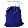 YOOKOOABLE Blue Velvet Cremains Urn Bag for Human Ashes - For Use Inside the Urn - Size 10" X 12" (230 Cubic Inches Capacity) - Includes a Resealable PE Material Ashes Storage Bag view 4