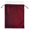 YOOKOOABLE Burgundy Velvet Cremains Urn Bag for Human Ashes - For Use Inside the Urn - Size 10" X 12" (230 Cubic Inches Capacity) - Includes a Resealable PE Material Ashes Storage Bag view 1