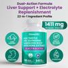 22-in-1 Liver Support Capsules Supplement with Milk Thistle, NAC, Electrolytes & BioPerine Supplement Smart Dose for Your Natural Filtration & Daily Hydration 90 Vegan Capsules (Pack of 1) view 2