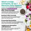 22-in-1 Liver Support Capsules Supplement with Milk Thistle, NAC, Electrolytes & BioPerine Supplement Smart Dose for Your Natural Filtration & Daily Hydration 90 Vegan Capsules (Pack of 1) view 3