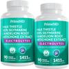 22-in-1 Liver Support Capsules Supplement with Milk Thistle, NAC, Electrolytes & BioPerine Supplement Smart Dose for Your Natural Filtration & Daily Hydration 90 Vegan Capsules (Pack of 2) view 1