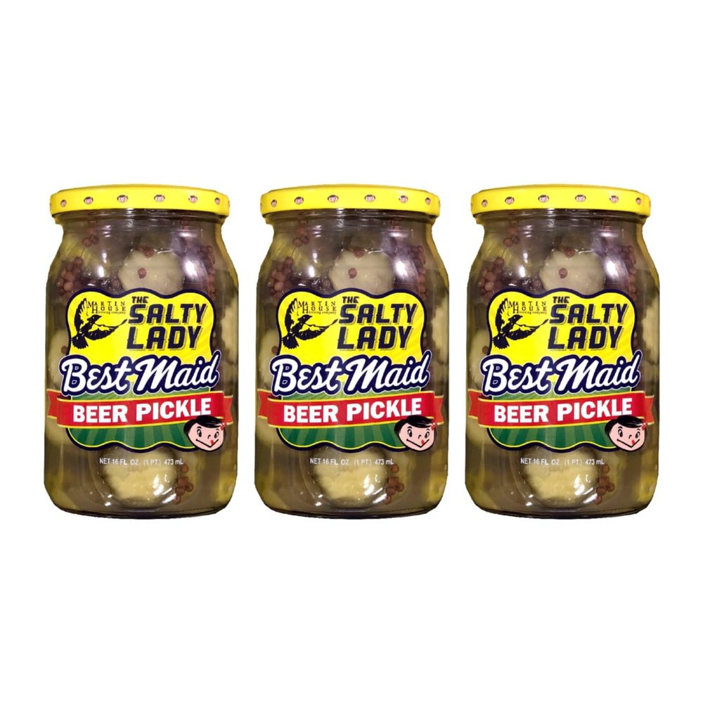 Best Maid Pickles 9-Item Assortment of Dill, Sweet, Bread & Butter, Okra, and Specialty - 3 or 6 Packs (3 Pack, Martin House Beer)